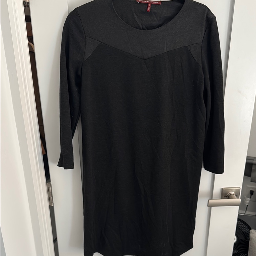 Comptoir Des Cotonniers Classic Black Long Sleeve Dress